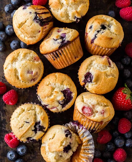 Mixed Berry Muffins