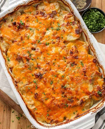 Scalloped Potatoes and Ham