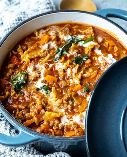 Vegan Lasagna Soup