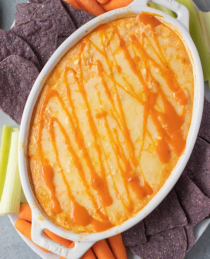 Healthy Buffalo Chicken Dip