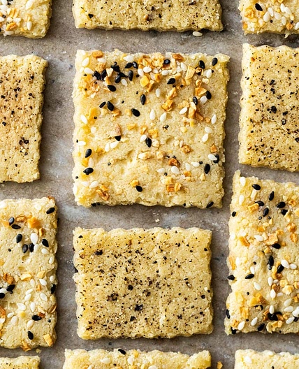 (40 Second!) Ultra Easy Keto Crackers