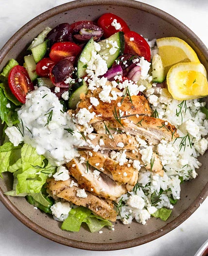 Greek Chicken Bowls