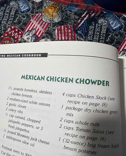 Mexican chicken chowder