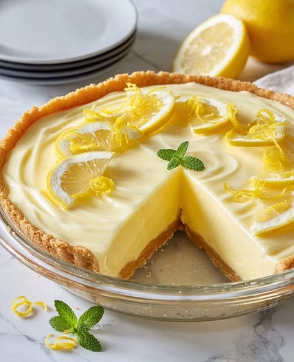 Lemon cheesecake