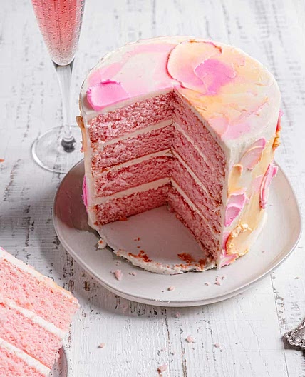 Pink Champagne Cake