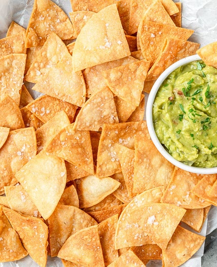 Homemade Corn Tortilla Chips