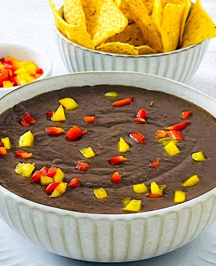 Refried Black Beans (Instant Pot)