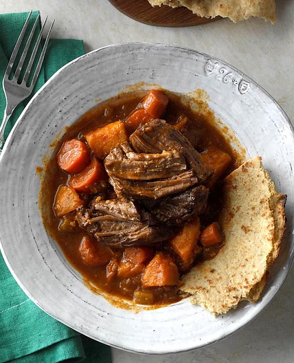 Slow-Cooked Caribbean Pot Roast