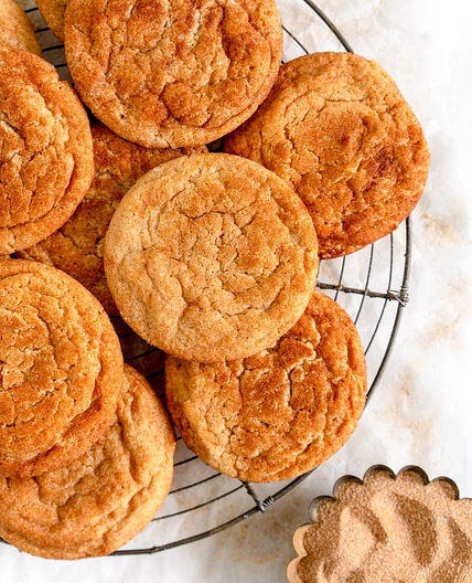 25 minute Snickerdoodle Cookies