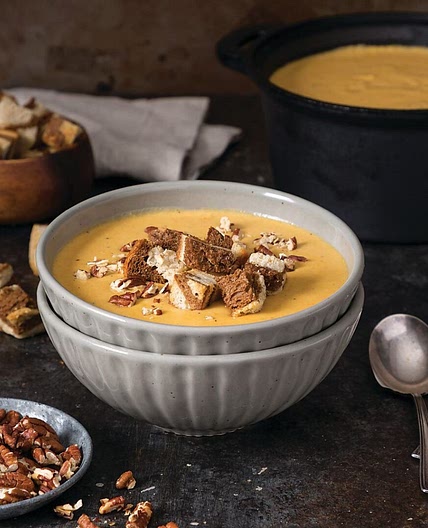 Apple and Beer Cheese Soup