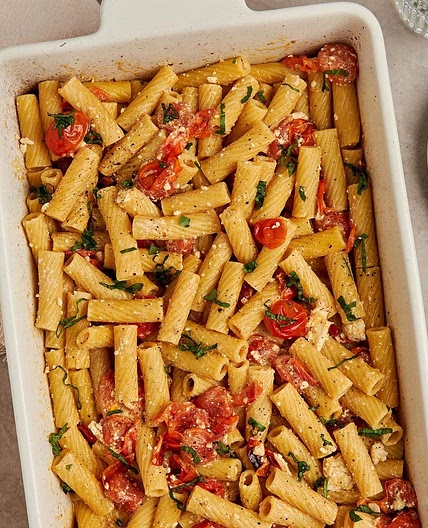 Pasta Bake with Feta