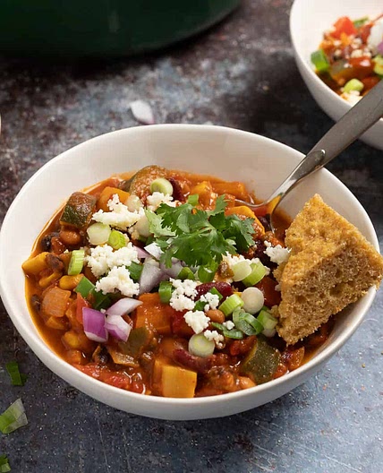 Best-Ever Vegetarian Chili with Beans