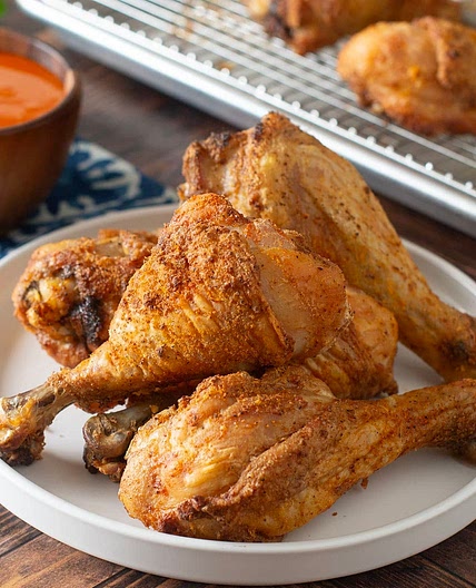 Crispy Oven Baked Chicken Legs