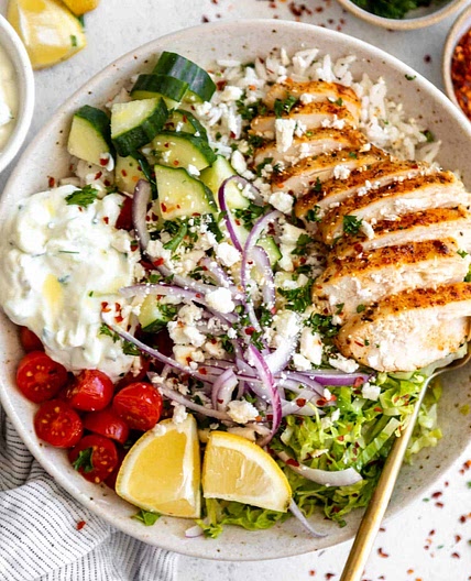 Greek Chicken Bowls