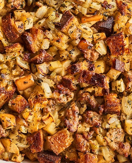 Apple Sausage Stuffing