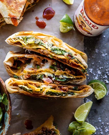 Healthier Homemade Crunchwrap Supreme