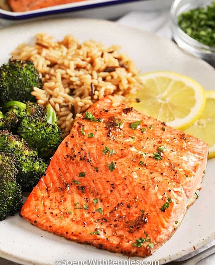 Broiled Salmon Fillets
