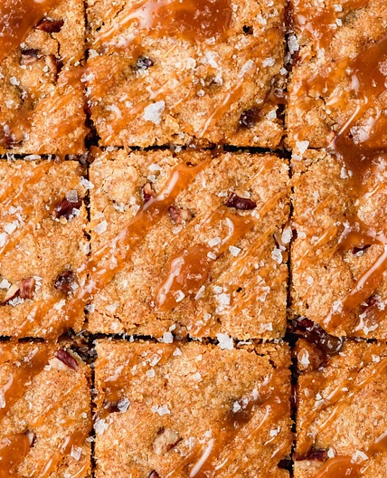 Pumpkin Caramel Blondies