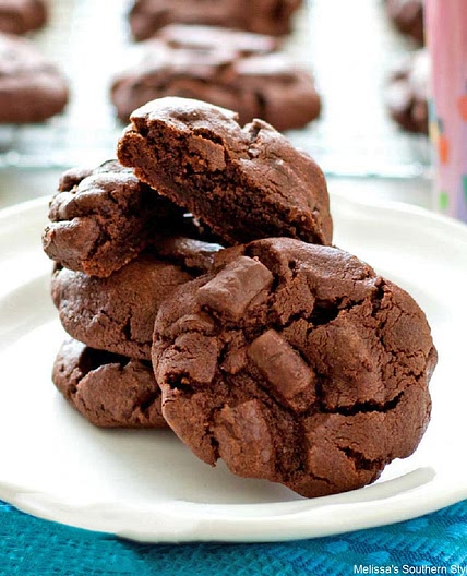 Double Chocolate Chunk Cookies