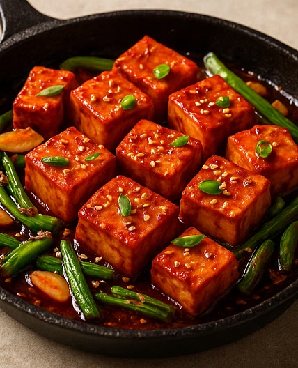 Gochujang Sizzling Tofu