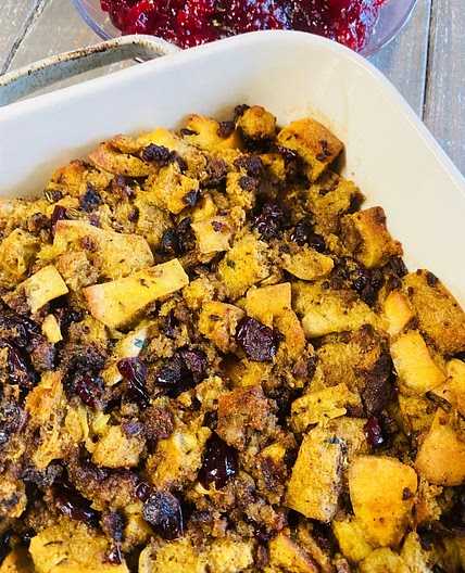 Blackstone Griddle Sausage Cranberry Stuffing