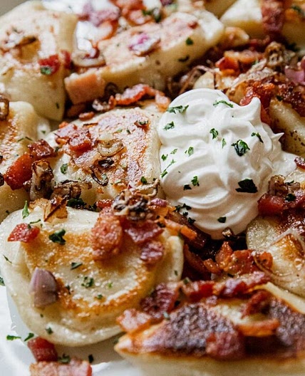 Blackstone Pierogies