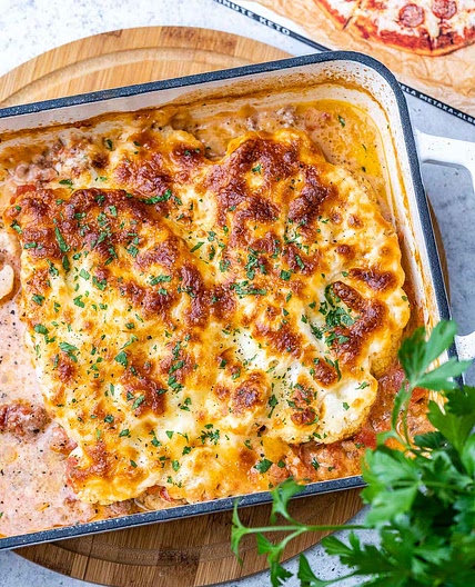 Keto Cauliflower Lasagna
