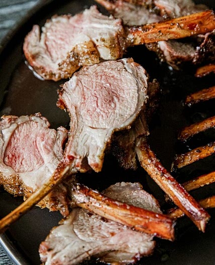 Grilled Rack of Lamb