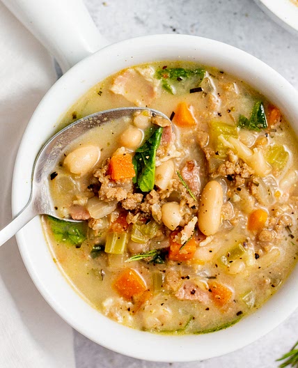 Italian Sausage White Bean Soup