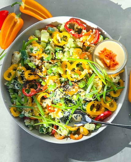 Cucumber and Pepper Salad