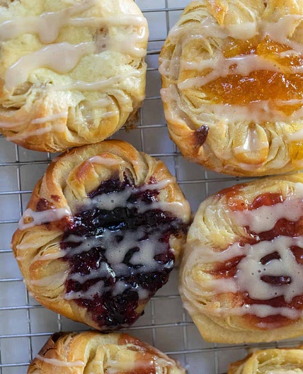 Danish Sourdough Pastries