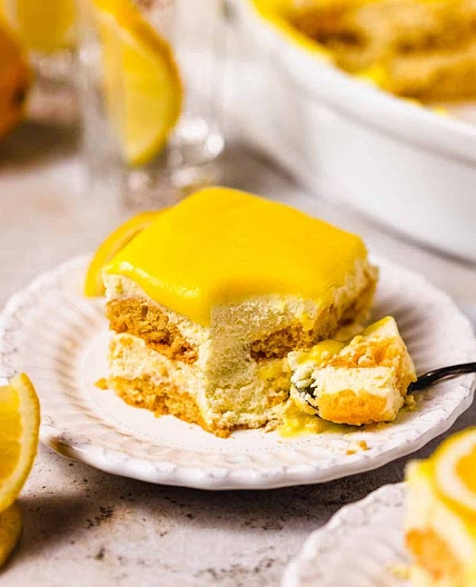 Lemon Tiramisu with Lemon Curd