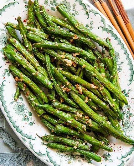 Chinese Garlic Green Beans