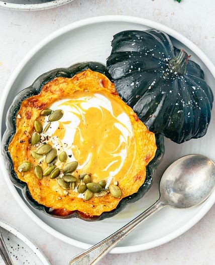 Roasted Acorn Squash Soup