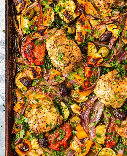 Greek Sheet-Pan Chicken