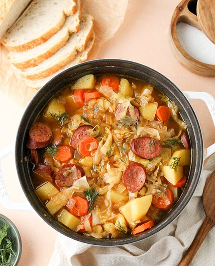 Kielbasa and Cabbage Soup