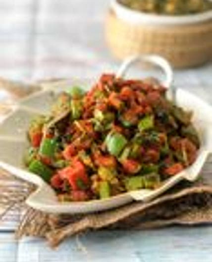 Carrot & Capsicum Sabzi Recipe - No Onion No Garlic