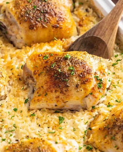 Best Baked Chicken and Rice Casserole