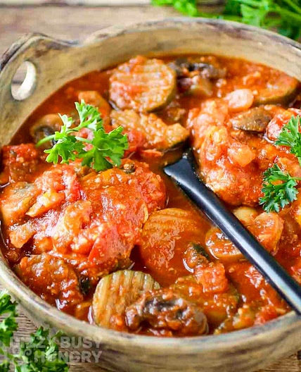 Crock Pot Chicken Cacciatore