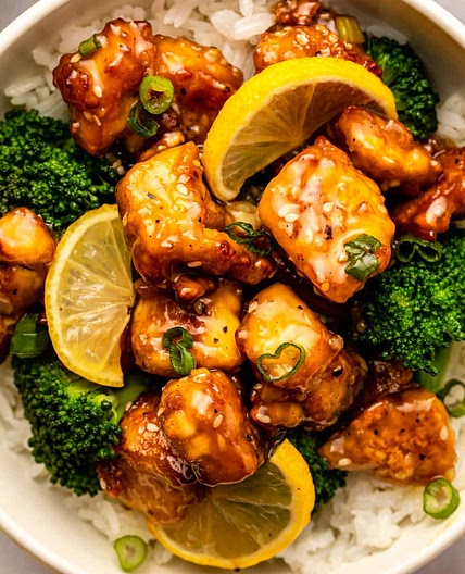 Chinese Lemon Tofu