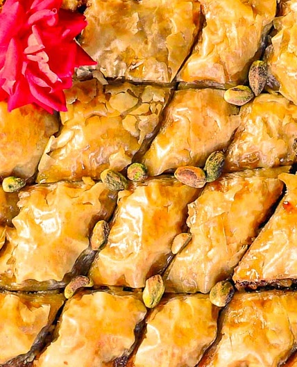 Vegan Pistachio Baklava
