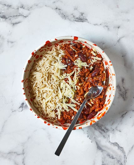 Smoky Chilli Con Carne With Rice