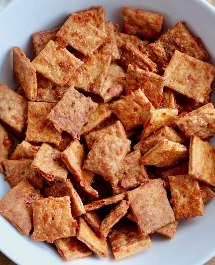 Sourdough Discard Cheese Crackers