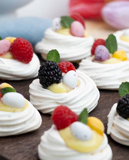Easter Meringue Nests