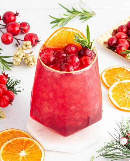 Cranberry Mocktail With 3 Ingredients