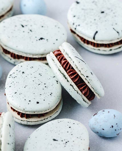 Robins Egg Macarons