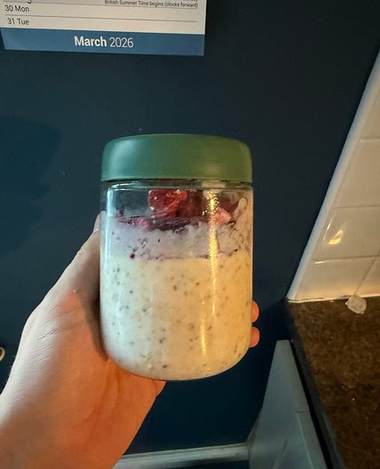 Overnight oats from Norman