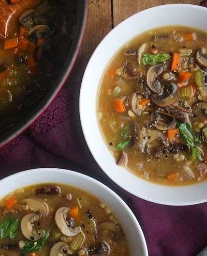 Recipe: Mushroom and Barley Soup