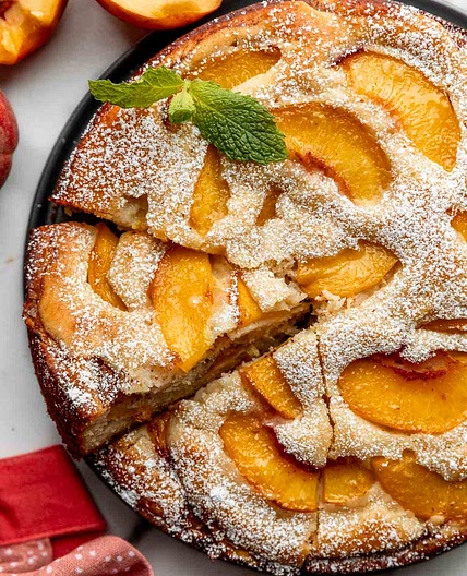 Fresh Peach Cake