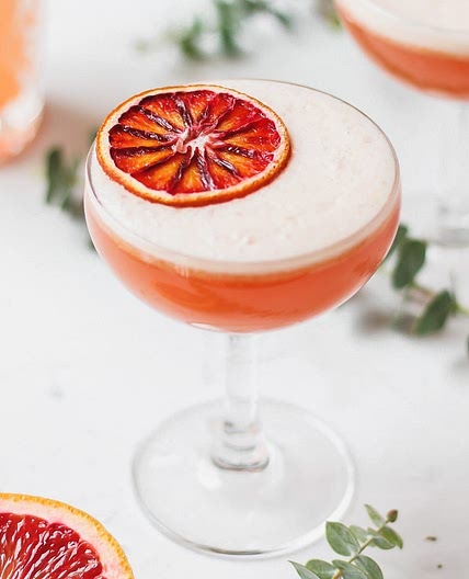 Blood Orange Vodka Sour